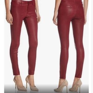 JBrand Burgundy skinny pant